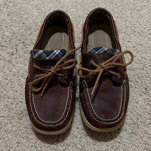 Brown Leather Women Sperrys Boat Shoes
